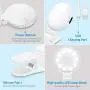 ORIA Selfie Light Ring, Portable Clip-on Phone Lights, Adjustable Brightness Selfie Fill Light, Phone Selfie Lamp for Live Stream, Make-up, Smart Phone, Photography, Video Lighting ORIA Selfie Light Ring, Portable Clip-on Phone Lights, Adjustable Brightness Selfie Fill Light, Phone Selfie Lamp for Live Stream, Make-up, Smart Phone, Photography, Video Lighting