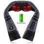 Neck Back Massager Cordless with Heat, Etekcity Rechargeable Shiatsu Massager for Women Men Gifts, Deep Tissue Massage for Neck Back Shoulder and Leg, Relax in Car Home Chair and Office