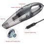 Car Vacuum Cleaner, Sisha Handheld Corded Car Vacuum Dc 12V Lightweight, 5000Pa Powerful Suction with Led Light and Stainless Steel Fliter Wet Dry Use for Car, Truck, SUV, Office and Home