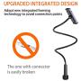 TORRAS Cell Phone Holder for Bed, 43.31 inch Gooseneck Long Arm Phone Stand Compatible with iPhone 11 Pro Max/XR/Xs Max/X, Samsung Galaxy S20 Ultra / S10 / S9, Kindle, Nintendo Switch and More