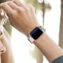 Kaome Floral Bands Compatible with App le Watch Band 38mm 40mm, Soft Silicone Fadeless Pattern Printed Replacement Strap Bands for Women, Compatible with iWatch Series 5/4/3/2/1