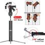 Selfie Stick Tripod with Bluetooth Remote, Portable Compact Design, Extendable All-in One Selfie Stick for iPhone 11/X/XR/Xs Max/8, Samsung Galaxy S10/10+/S9/S9+/S8, Huawei Android Phones