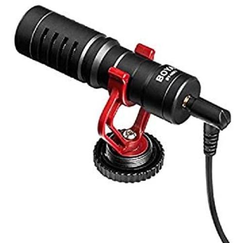 BOYA BY-MM1 Shotgun Video Microphone, Universal Compact On-Camera Mini Recording Mic, Directional Condenser for DSLR, Camcorder, iPhone, Android Smartphones, Mac, Tablet