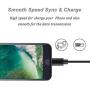 Lightning Cable, Quntis 3Pack 6.5FT Lightning to USB A Cable MFi Certified iPhone Cable Compatible with iPhone Xs Max XR X 8 Plus 7 Plus 6 Plus 5s SE iPad Pro iPod Airpods and More, Black