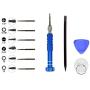 TurtleScreen Cell Phone Repair Tool Kit for iPhone 11 Pro XR X XS Max 6 6s 7 8 Plus 5 5c 5s 4 4s, Samsung Galaxy, LG, Philips Pentalobe and Y 0.6mm Tri-Point Triwing Screwdrivers