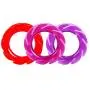 The LOOP Earbuds Cord Organizer case Headphones Cord wrap Tangle Free Storage Cell Phone Accessories 3X Durable Cable Management Pink red Purple Chick Pack