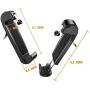NiSotieb Mobile Controller, Durable Cellphone Triggers Gamepad Shoot and Aim Keys Joysticks for Android/Smartphone/iOS System (Black)