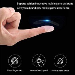 NICESTAL 50 PCS PUBG Mobile Game Finger Sleeve Mobile Game Controller Esports Mobile Game Aids Reduce Friction and Increase Hand Speed to Prevent Sweat a for Children and Friends