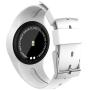ZEERKEER Fitness Tracker Wristband, Activity Tracker with Heart Rate/Blood Pressure/Blood Oxygen Monitoring, Color Screen Display Waterproof IP67 Smart Watch(White)