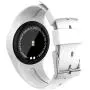 ZEERKEER Fitness Tracker Wristband, Activity Tracker with Heart Rate/Blood Pressure/Blood Oxygen Monitoring, Color Screen Display Waterproof IP67 Smart Watch(White)