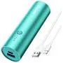 Portable Charger, BONAI Power Bank 5000mAh, (Ultra-Compact)(Aluminum)(Travel) Slim External Backup Battery Pack High-Speed Output Compatible iPhone,iPad,iPod,Samsung - Mint(Charging Cable Included)