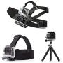 Yoogeer 3in1 Adjustable Cellphone Selfie Chest Mount+ Head Mount+Octopus Tripod for Sony Action Cam/Gopro Hero/All Android iOS Cell Phone/iPhone 11 Max Pro XR XS Max X 8 7 6 Plus