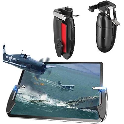 Newseego Mobile Game Controller for iPad, [Upgrade Version] Tablet Controller Gamepad and L1R1 Trigger Sensitive Shoot and Aim Button for Tablet & Smartphone for Knives Out/Rules of Survival