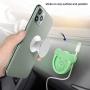 Car Grips Mount for Phone Stand Cute Bear Style Silicone Phone Holder with Phone line Clasp for Collapsible Grip/Socket Mount User Used on Dashboard, Home, Office, Kitchen, Desk, Wall (3 Colors)