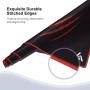 VicTsing [30% Larger] Extended Gaming Mouse Pad with Stitched Edges, Long XXL Mousepad (31.5x15.7In), Desk Pad Keyboard Mat, Non-Slip Base, Water-Resistant, for Work & Gaming, Office & Home, Red