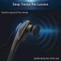 TYMO Black Whale Heat Therapy Massager – Dual Motor Handheld Massager, up to 4000 RPM with 5 Hyper Skin Friendly Silicone Heads, Cordless and Lightweight for Percussion, Kneading and Tapping