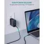 AUKEY USB C Charger, 48W 4 Port Fast Charging Adapter with Power Delivery, Foldable Wall Charger with 45W USB C Port Compatible with MacBook Air, USB C Laptops, iPhone 11 Pro Max, iPad Pro and Switch AUKEY USB C Charger, 48W 4 Port Fast Charging Adapter with Power Delivery, Foldable Wall Charger with 45W USB C Port Compatible with MacBook Air, USB C Laptops, iPhone 11 Pro Max, iPad Pro and Switch