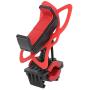 Keenso Bike Mobile Phone Bracket - GPS Navigator Stand Universal Bike Mobile Phone Bracket Red Silicone Mountain Bicycle