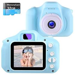 NINE CUBE Kids Toys Children Digital Camera for 3-9 Year Old Boys Girls Kids Action Camera ,Toddler Video Recorder 2 Inch 1080P Birthday Gifts for 3 4 5 6 7 8 9 10 Year Old Kids (32G SD Card Included