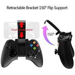 IPEGA PG-9021 Mobile Game Controller, Wireless Multimedia Controller Gamepad Joystick Supports Android 3.2 Above System/Windows PC (Black)