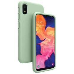 Vinve Liquid Silicone Case for Samsung Galaxy A10e, Gel Rubber Full Body Protection Shockproof Cover Slim Fit Case Drop Protection Case (Green)