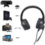 Ceppekyy Gaming Headset Foldable, Noise Canceling Stereo Bass Surround Gaming Headphone with Microphone&Control for PS4, Xbox One, Nintendo Switch, 3.5mm Pin for Smart Phone, Laptops, Tablet, Computer