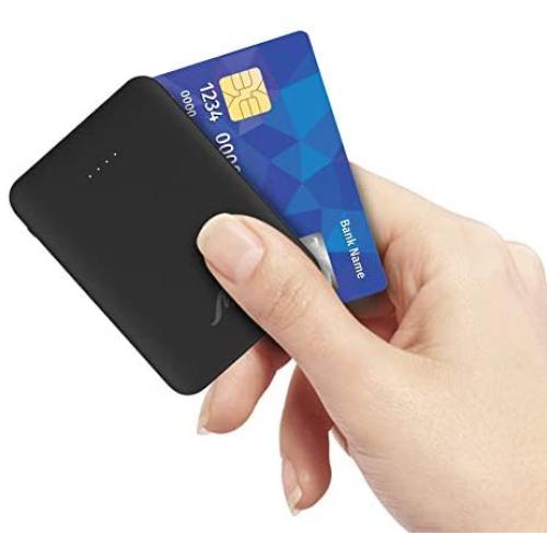 5000mah Portable Battery Charger for Cell Phones, Slim Pocket Size Phone Charger Battery Pack Portable with Dual USB 2A Compatible with iPhone 6, 7, 8, Xs, Xs Max, Xr and Other Smart Devices
