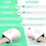 CINCOM Rechargeable Hand Massager with Heat for Women, Cordless Electric Massager for Hands, Air Compression Kneading Massage with Heat for Arthritis, Wrist, Pain Relief & Finger Numbness CINCOM Rechargeable Hand Massager with Heat for Women, Cordless Electric Massager for Hands, Air Compression Kneading Massage with Heat for Arthritis, Wrist, Pain Relief & Finger Numbness