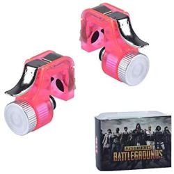 R11S Metal PUBG Mobile Trigger Gamepad Gaming L1R1 Shooter Pubg Mobile Controller Smart Phone Fire Button Aim Key Joystick (Color : R11 Pink)