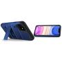 Zizo Bolt Cover - Case for iPhone 11 with Military Grade + Glass Screen Protector & Kickstand and Holster (Blue/Black)
