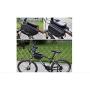 ZFF Hard Shell Waterproof Bicycle Bag on The Tube Bag Mountain Bike Front Beam Bag Bicycle Accessories Bag Mobile Phone Bag Riding Equipment Black Three Optional