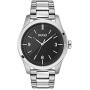 HUGO by Hugo Boss Mens Quartz Watch with Stainless Steel Strap, Silver, 22 (Model: 1530016)