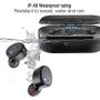 TOZO T10 Bluetooth 5.0 Wireless Earbuds with Wireless Charging Case IPX8 Waterproof TWS Stereo Headphones in Ear Built in Mic Headset Premium Sound with Deep Bass for Sport Black(Renewed)
