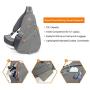 NEVO RHINO Sling Bag Waterproof Large Shoulder Chest Laptop Bagpack Men Women Riding/Running/Travel Hiking Daypack Crossbody