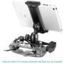 Neewer for DJI Mavic Pro, 4-12 Inches, Tablet and Mobile Phone Holder, Remote Controller Extender Mount, for Clip Smartphone, iPad, Tablet, 360-Degree Rotating (Black)