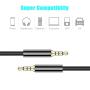 ARCHEER 3.5mm Male to Male Audio Cable 4 Pole Stereo Aux Cable/Auxiliary Cable/Aux Cord for Headphones, PS4, Smartphone, Tablets, Headset, PC, Laptop (5ft/1.5m) ARCHEER 3.5mm Male to Male Audio Cable 4 Pole Stereo Aux Cable/Auxiliary Cable/Aux Cord for Headphones, PS4, Smartphone, Tablets, Headset, PC, Laptop (5ft/1.5m)