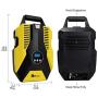 Vozada Car Tire Inflator, DC 12V Air Compressor Portable Tire Air Pump Auto Digital Tire Inflator Up to 150 PSI with LCD Display and Emergency LED Lighting for Vehicle, Bicycle, Motorcycle, Balls Vozada Car Tire Inflator, DC 12V Air Compressor Portable Tire Air Pump Auto Digital Tire Inflator Up to 150 PSI with LCD Display and Emergency LED Lighting for Vehicle, Bicycle, Motorcycle, Balls