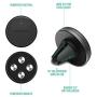 Magnetic Car Mount, Nekteck Magnetic Phone Car Mount Holder for iPhone X/ 8/7/ 6s/ 6 Plus,iPhone 5s/ 5c/ 5, Samsung Galaxy S9/ S8/ S7/ S6, Note 8, LG HTC, Pixel 2 XL and GPS Devices,2 Pack