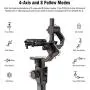 MOZA Air 2 3-Axis Stabilized Handheld Gimbal for Mirrorless Camera, DSLR Camera, 9lbs Payload, 16h Working Time, “4-Axis” 8 Follow Modes
