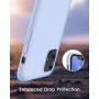 DTTO iPhone 11 Case, [Romance Series] Full Covered Shockproof Silicone Cover [Enhanced Camera and Screen Protection] with Honeycomb Grid Pattern Cushion for Apple iPhone 11 6.1” 2019, Light Blue