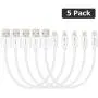 G-Cord Apple MFI Certified Short Lightning to USB Charging and Sync Cable (5 Pack, 7 Inch)