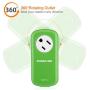 POWERADD Mini Travel Swivel Charger with Fast Charging USB Ports (3.4A) UL Listed - Green