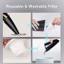 Corded Car Vacuum Cleaner High Power for Quick Car Cleaning, DC 12V Portable Auto Vacuum Cleaner for Car Use Only - Golden