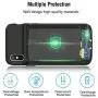 OMEETIE Battery Case for iPhone Xs Max, 5000mAh Slim Portable Rechargeable Charging Case Compatible with iPhone Xs Max(6.5 inch) Protective Charger Case (Black)