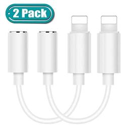 [Apple MFi Certified] Lightning to 3.5mm Headphones/Earbuds Jack Adapter Aux Cable Earphones/Headphone Converter Accessories Compatible with iPhone 11/Xs MAX/XR/X/8/8 Plus/7/ipad/iPod Support iOS 13