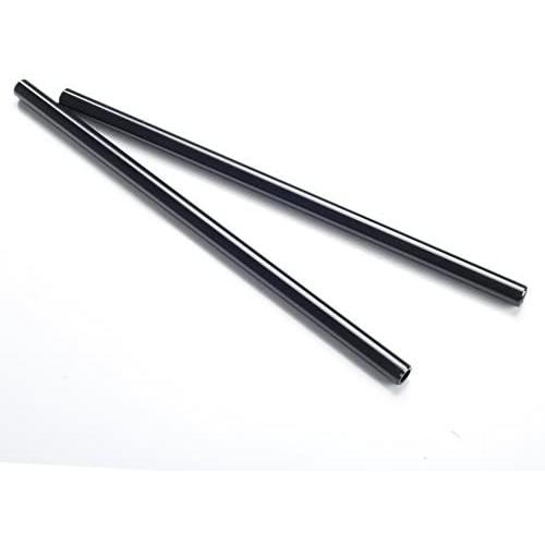 Movo PT18 Aluminum 15mm Rods 2 Pack for DSLR Camera Rail System (18")