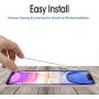 Ferilinso Screen Protector for iPhone 11 with 3 Pack Camera Lens Protector, 3 Pack Tempered Glass Film for iPhone 11 6.1 Inch