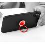 Glitter Bling Bling Phone Ring Holder,Sparkle Phone Ring Kickstand, Cell Phone Finger Ring Grip for Almost All Phones,Pad(Red)