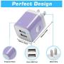 X-EDITION USB Wall Charger, Charging Block 4-Pack 2.1A Dual Port USB Power Adapter Wall Charger Plug Cube Compatible with Phone Xs Max XR X 8 7 6 Plus 5 4, Pad, Samsung, LG, Moto, Android More