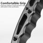 Inverted Handle Sling Video Grip Neck Ring Mounting Extension Arm Holder Handgrip with Microphone Cold Shoe Mount 1/4-20 Locating Holes for Zhiyun Crane 2 Crane Plus FEIYU AK 2000